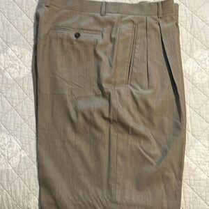 Zanella Platinum taupe color pleated trousers